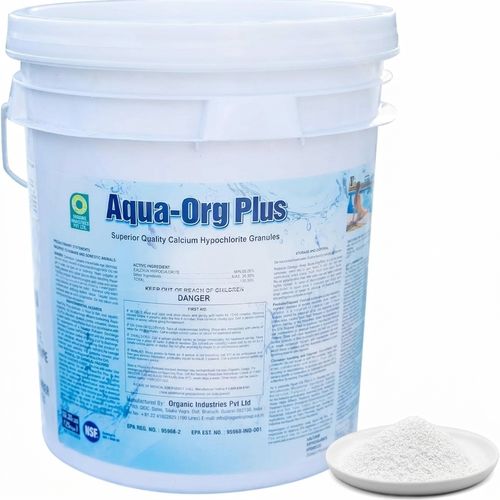 Aqua Org Plus 50 Pound Pail Pool Shock 65% Cal Hypo